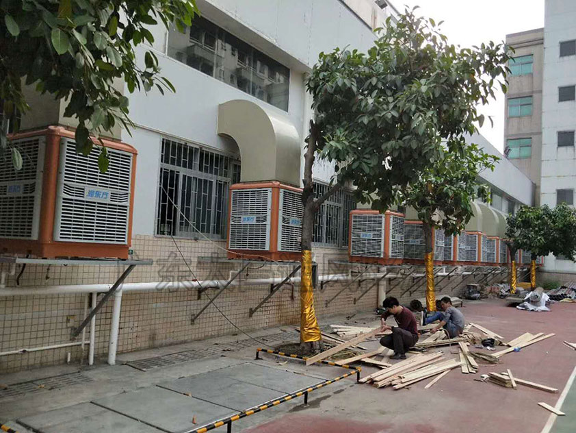 環(huán)?？照{(diào)低成本車間降溫解決方案